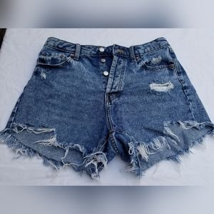 Wild Fable High Rise Denim Cut Off Jean Shorts